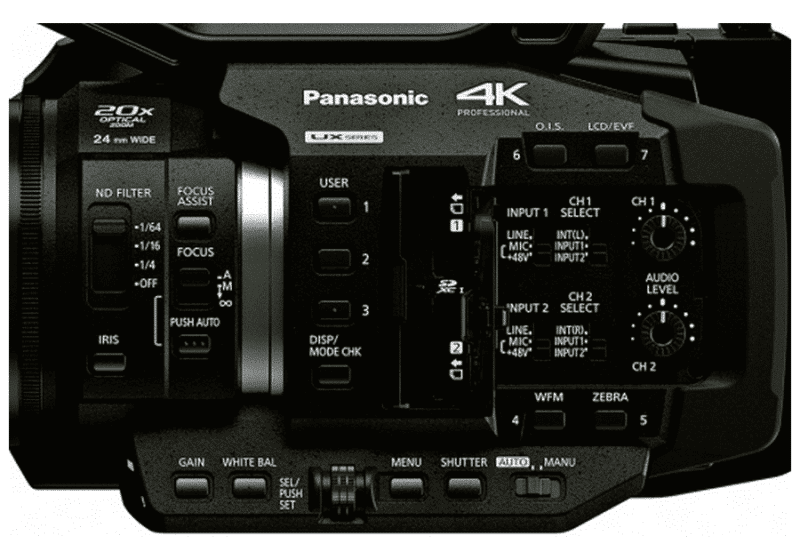 AG-UX180EJ PANASONIC vue 3