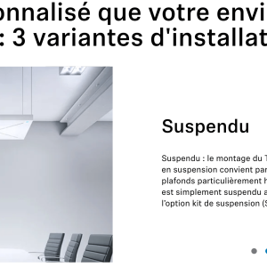 Triaxe Sennheiser Microphone de plafond TeamConnect Ceiling 2 _ Sennheiser