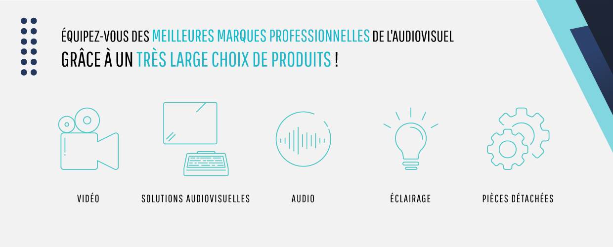 triaxe store materiel audiovisuel professionnel