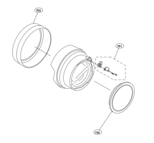 pièce détachée sony Partie 2 : CORPS Optique :