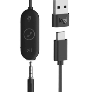 LOGITECH Zone Wired Earbuds vue 3