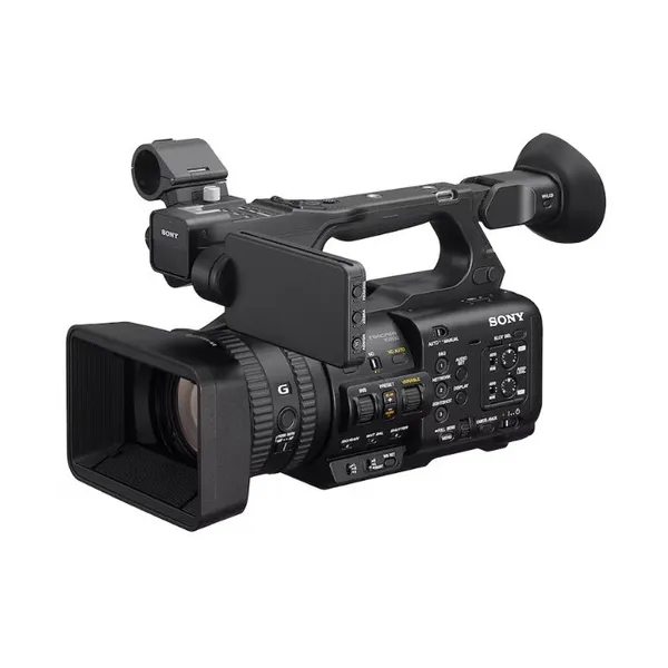 Sony caméscope professionnel noir avec poignée et objectif