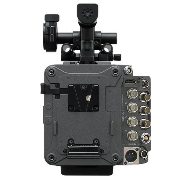 Caméra professionnelle avec ports et monture